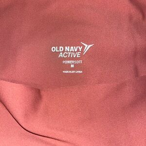 Old Navy Active Powersoft Medium Leggings in Coral